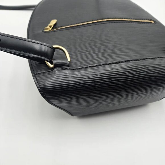 LOUIS VUITTON Mini Pochette Epi Leather Backpack Black - COA included! - Picture 6 of 15